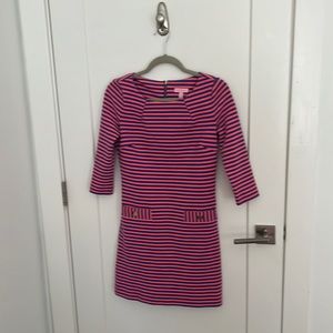 Lilly Pulitzer Charlene Dress Stripe XS great condition